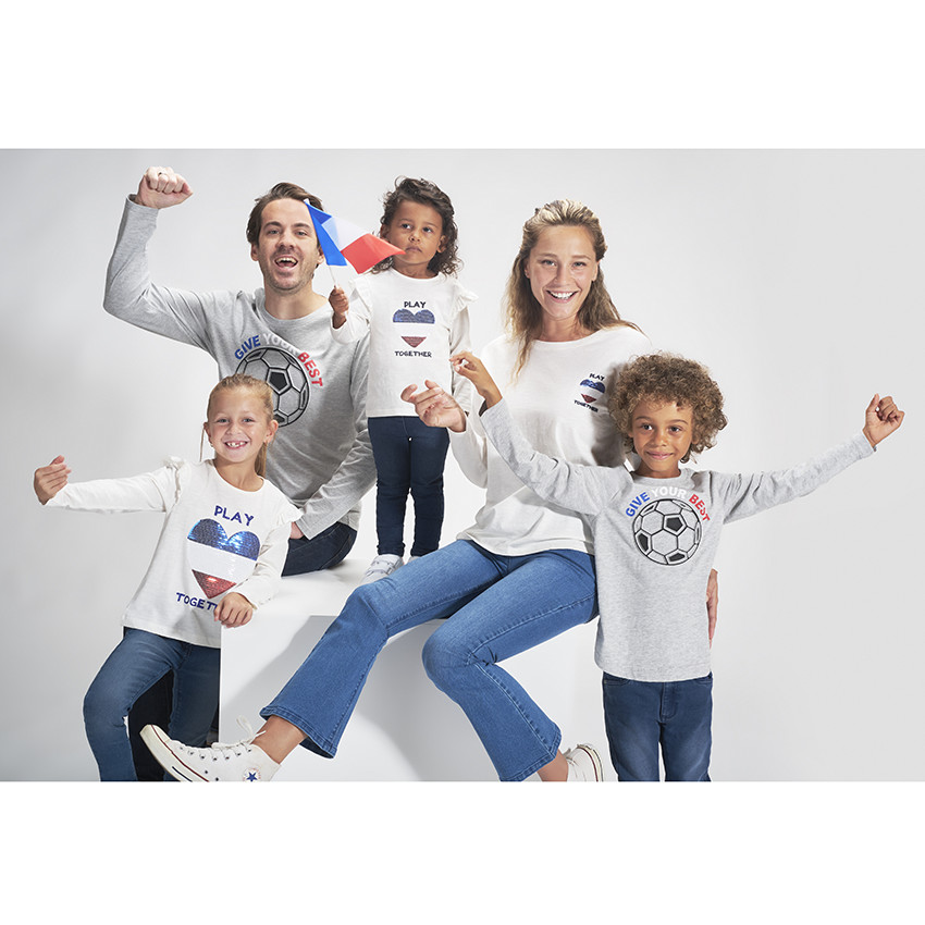 Camiseta de manga larga con lentejuelas para adultos 