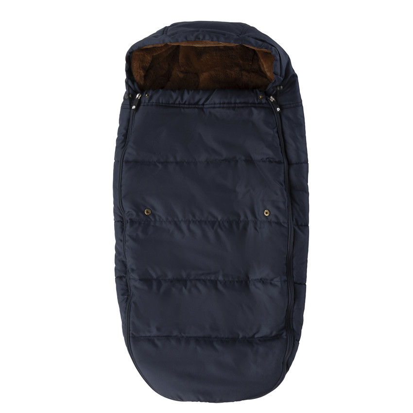 Chancelière doublée sherpa Ocho bleu marine 