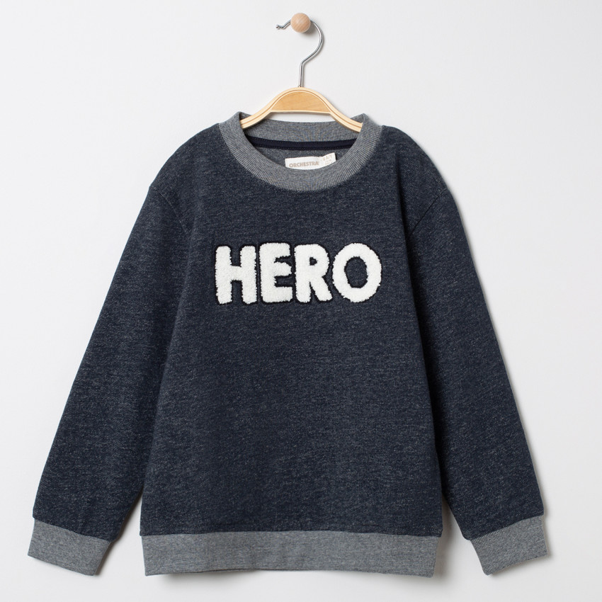 Sudadera de felpa con inscripciones   Additional Sudadera de felpa con inscripciones