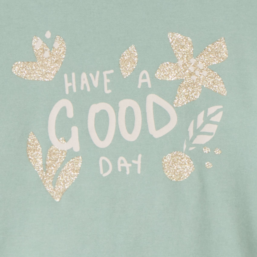 Ensemble jogging molleton à print pailleté pour fille 