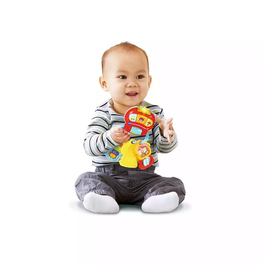 Llavero de juguete y sonajero interactivo Baby Keys 