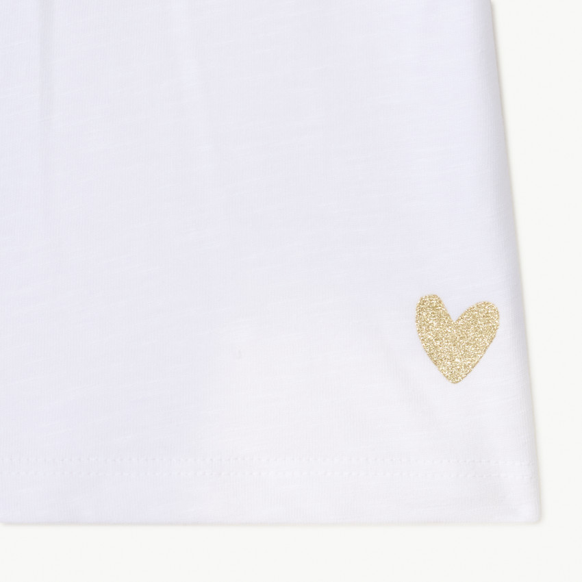 Conjunto de 3 camisetas de manga corta lisas para niña bebé 