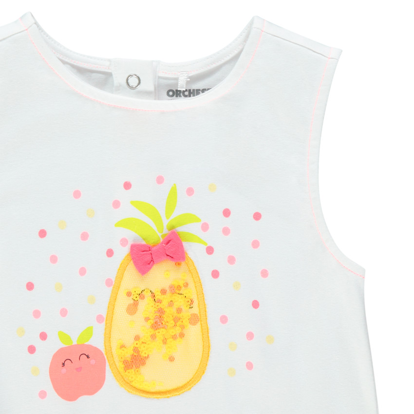 Camiseta sin mangas frutas 