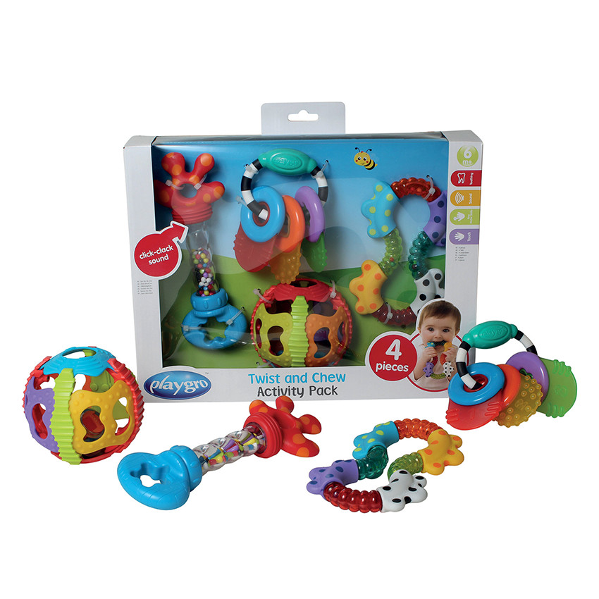 Coffret cadeau 1er âge hochets et balles 