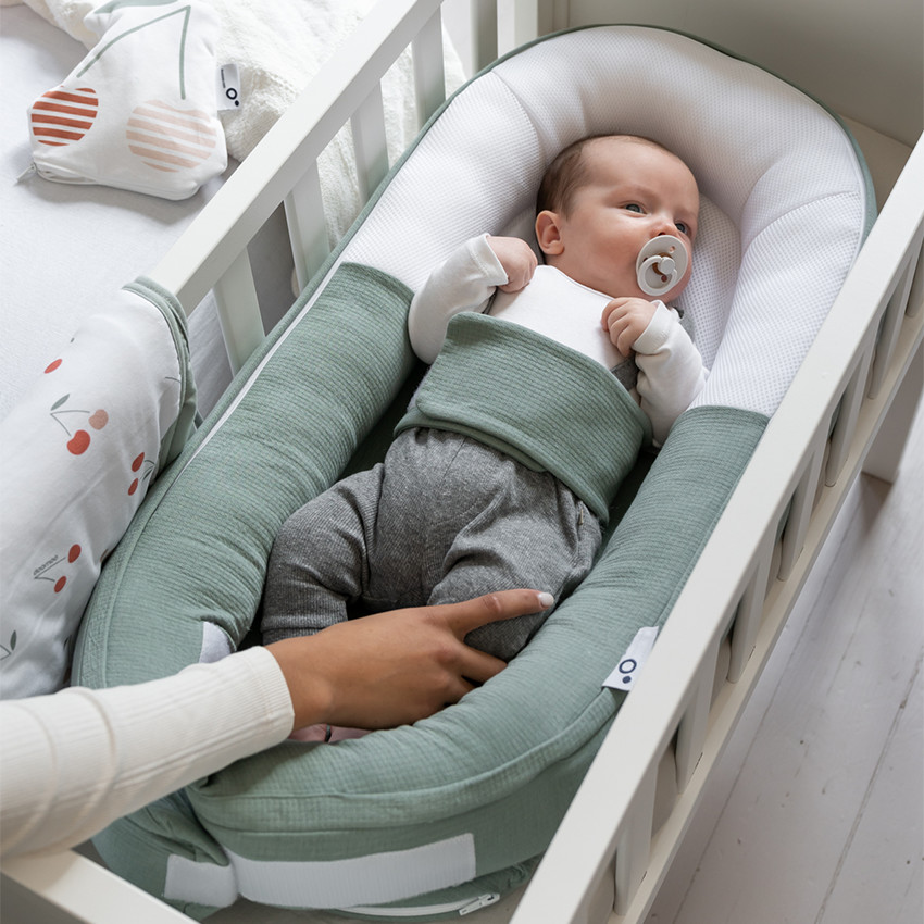 Cala-bebé y reductor de cuna ajustable Cocoon en tetra verde  Additional Cala-bebé y reductor de cuna ajustable Cocoon en tetra verde