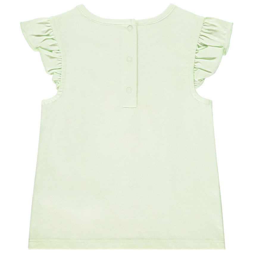 Camiseta de manga corta con volantes y parches para niña  Additional Camiseta de manga corta con volantes y parches para niña