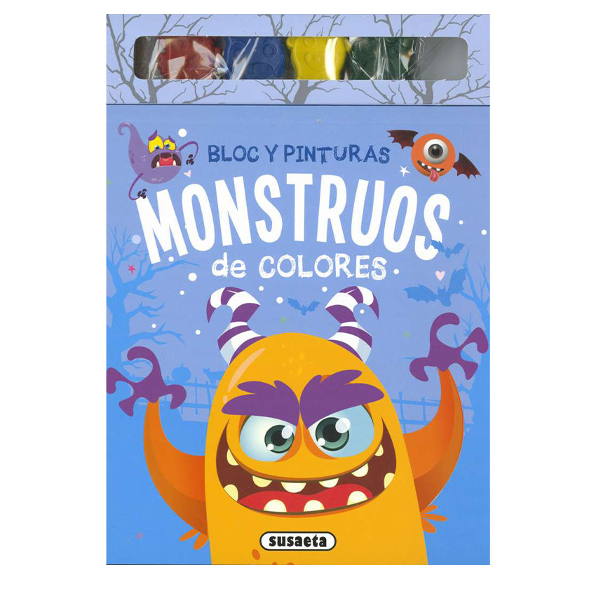 Libro para colorear Monstruos +4años 