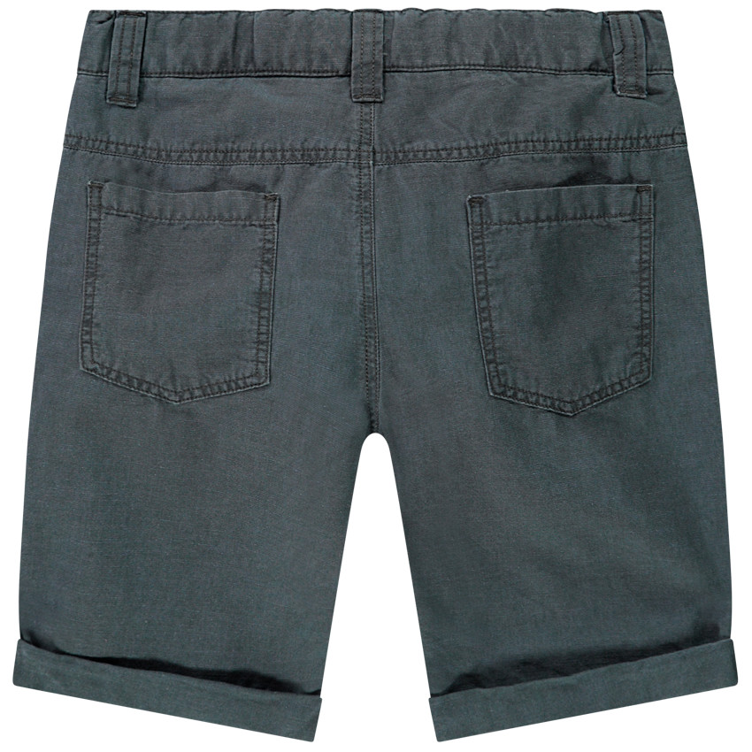 Bermuda uni pour garçon 