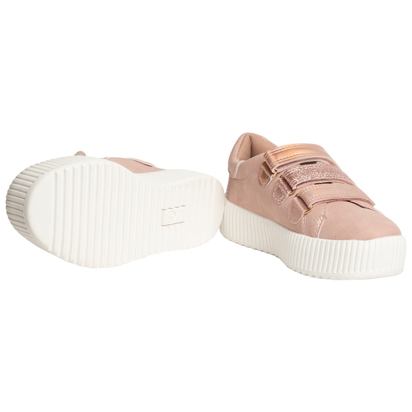 Zapatillas bajas rosas con suela gruesa para niña  Additional Zapatillas bajas rosas con suela gruesa para niña