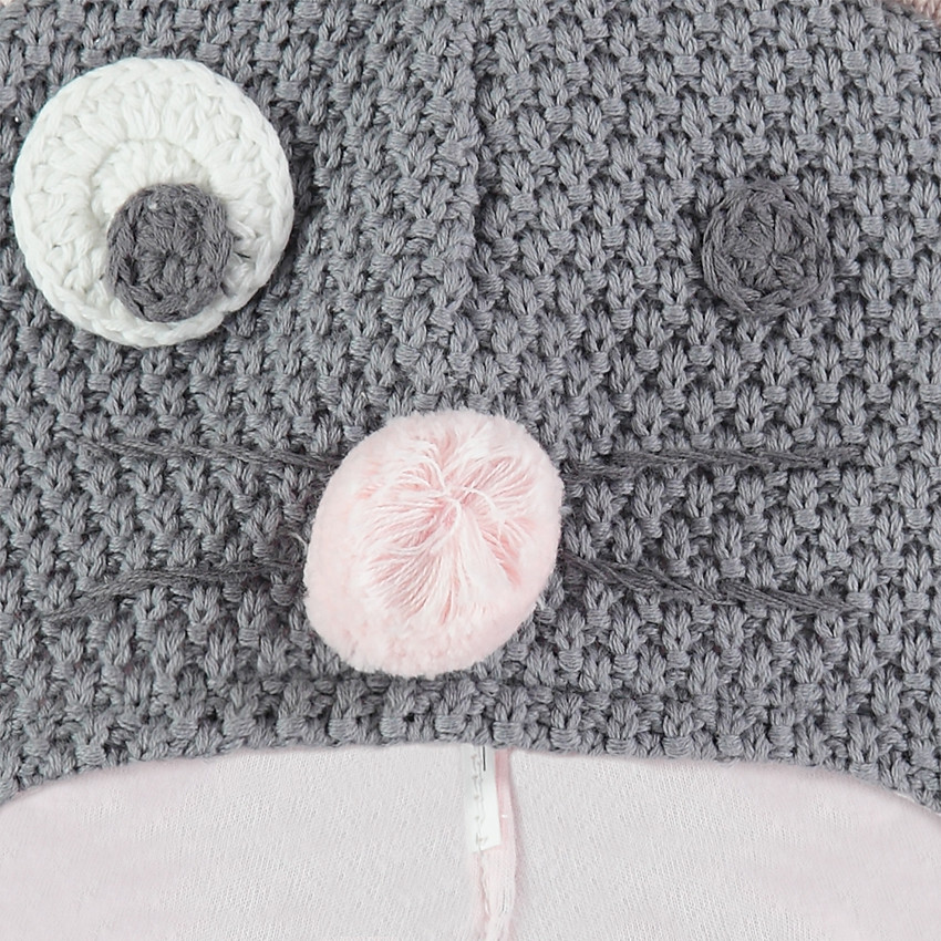 Gorro peruano de punto con forro de jersey y detalles de relieve  Additional Gorro peruano de punto con forro de jersey y detalles de relieve
