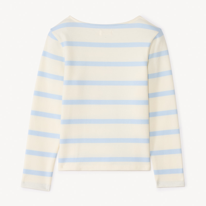 Sudadera de rayas con estampado de cerezas para niña 