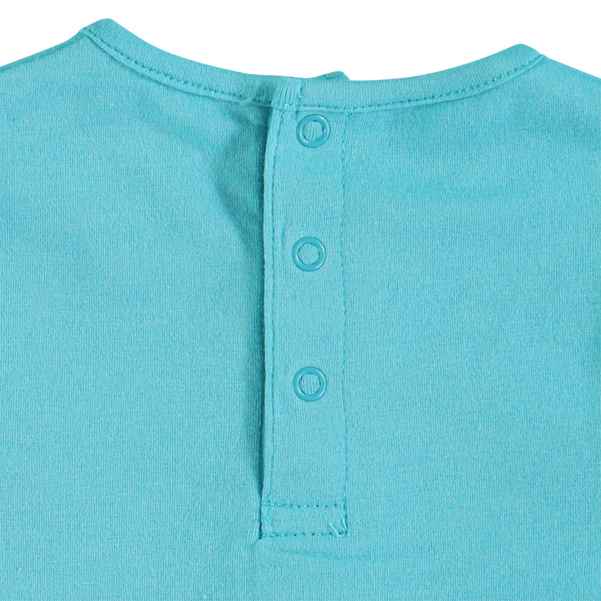 Pack de 3 bodies de manga corta para bebé niño con estampado de logo 