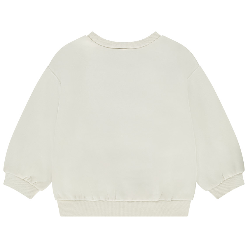 Sudadera oversize de felpa con bordados para bebé niña 