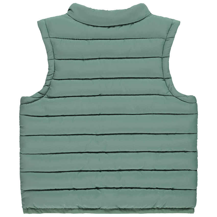 Doudoune sin mangas lisa para bebé niño 
