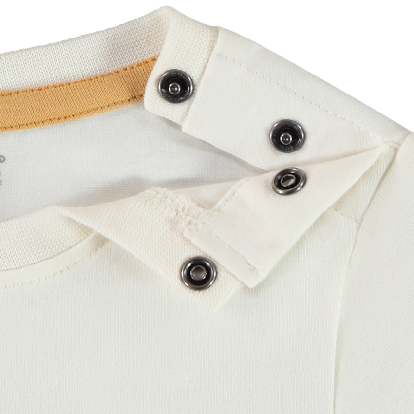 Lote de 2 monos cortos efecto 2 en 1 con motivo animal para bebé niño 