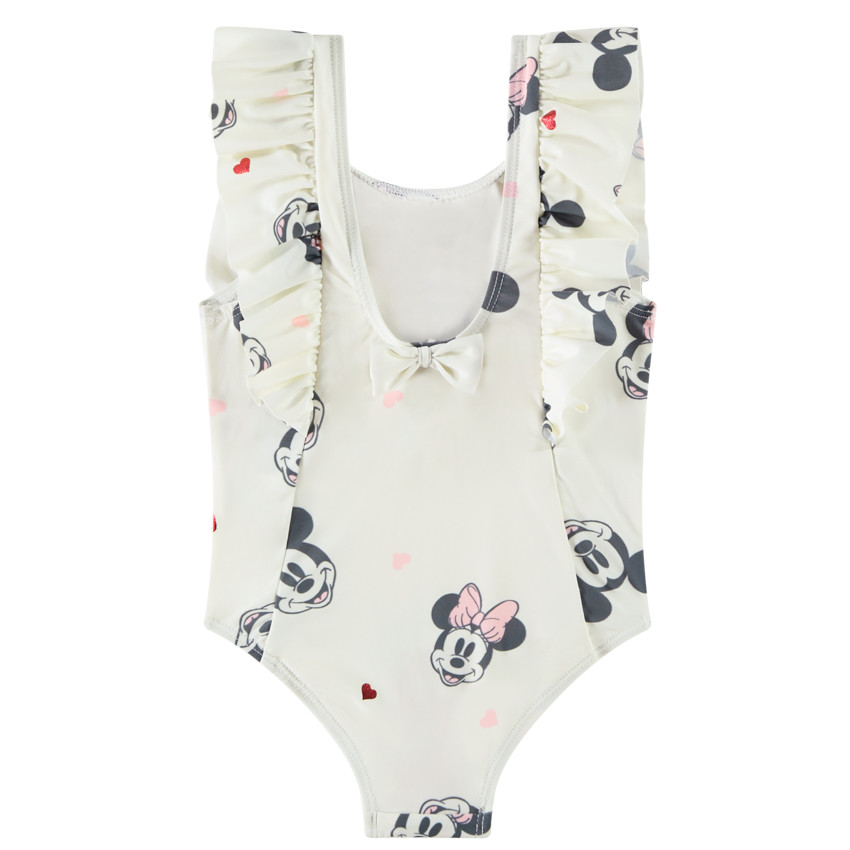 Bañador de una pieza Minnie Disney con volantes para bebé niña 