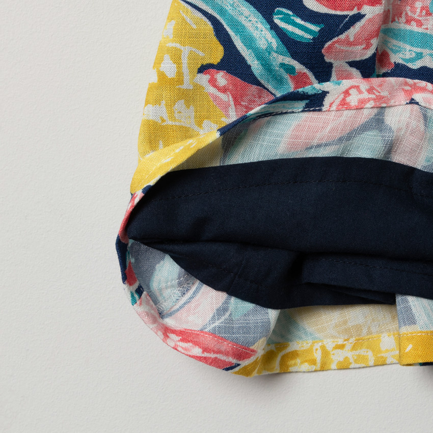 Vestido de tirantes estampado piñas y flores all-over  Additional Vestido de tirantes estampado piñas y flores all-over