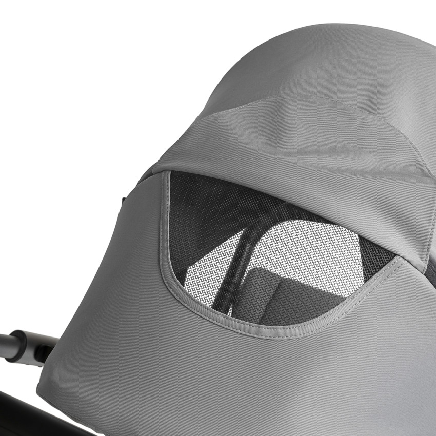 Poussette duo Athéna Xelium + siège-auto i-Prim gris/noir 