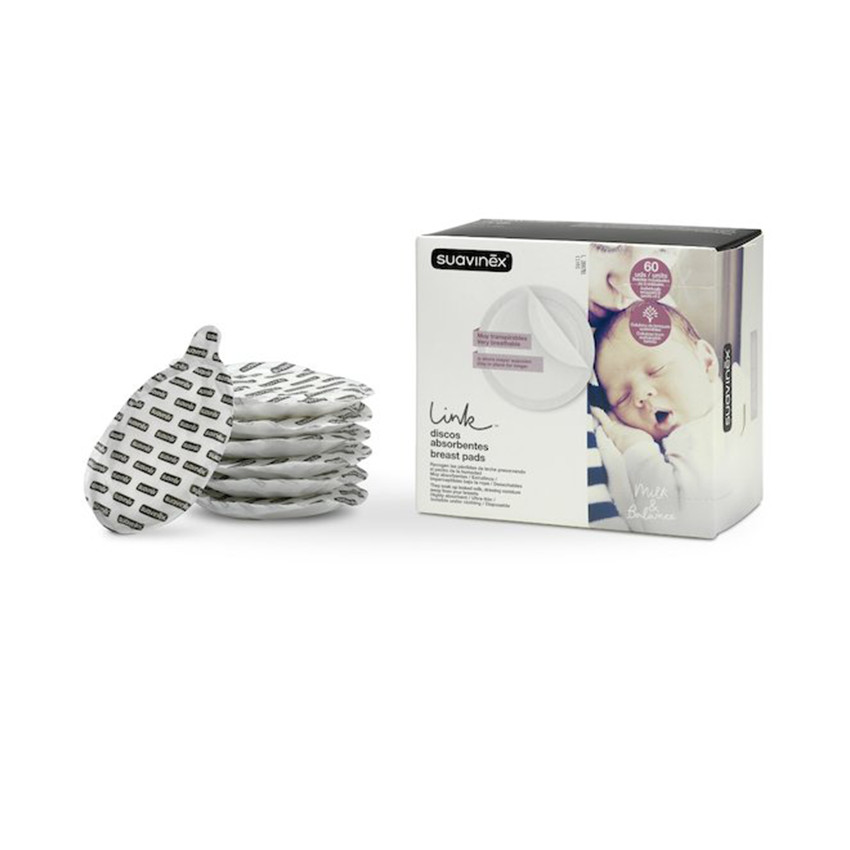 Pack de 60 discos desechables para lactancia materna 