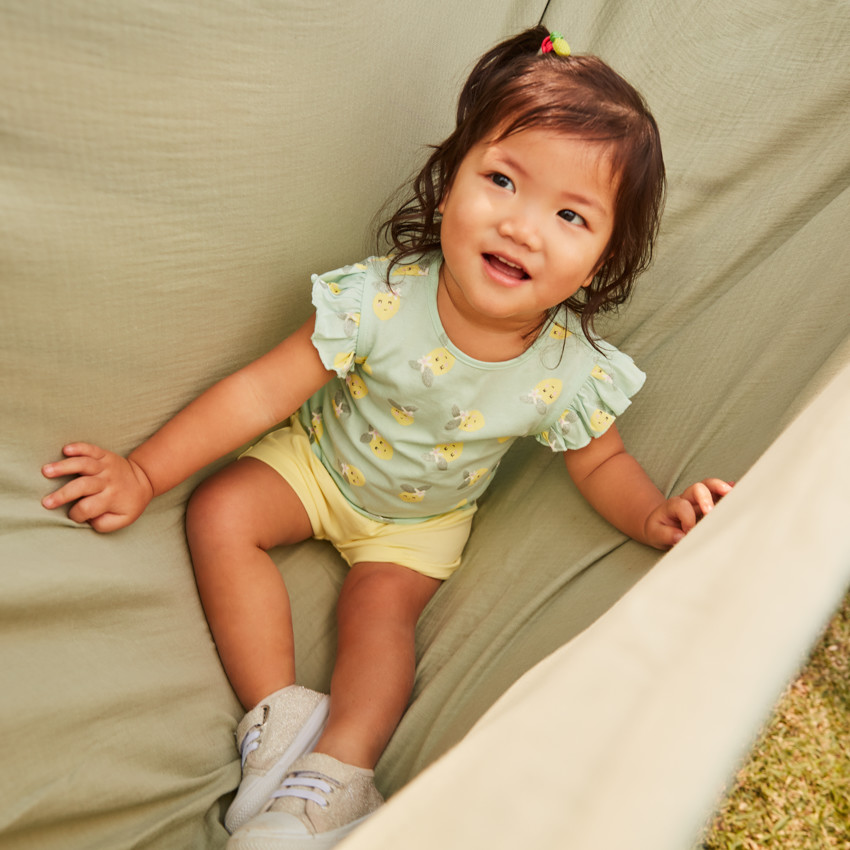 Conjunto de camisetas de manga corta de fantasía para niña bebé 