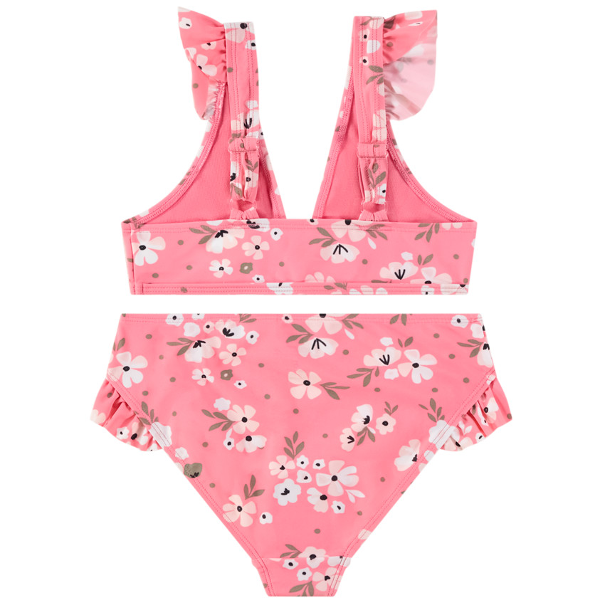 Maillot de baño 2 piezas estampado sakura niña 