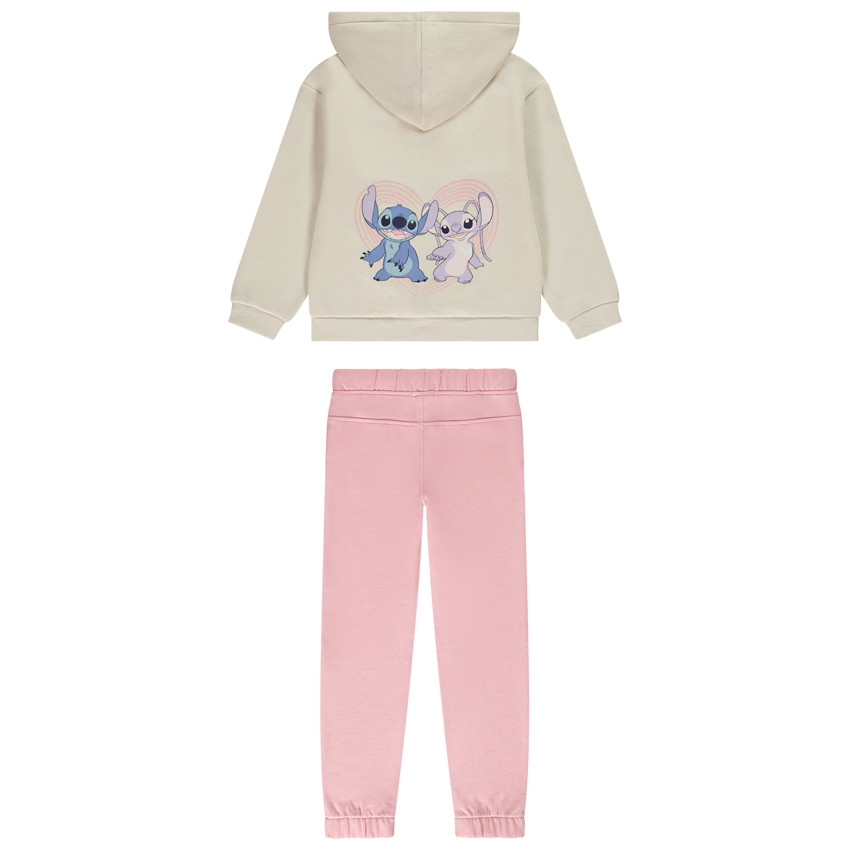Conjunto de chándal 2 piezas Stitch & Angel Disney para niña 