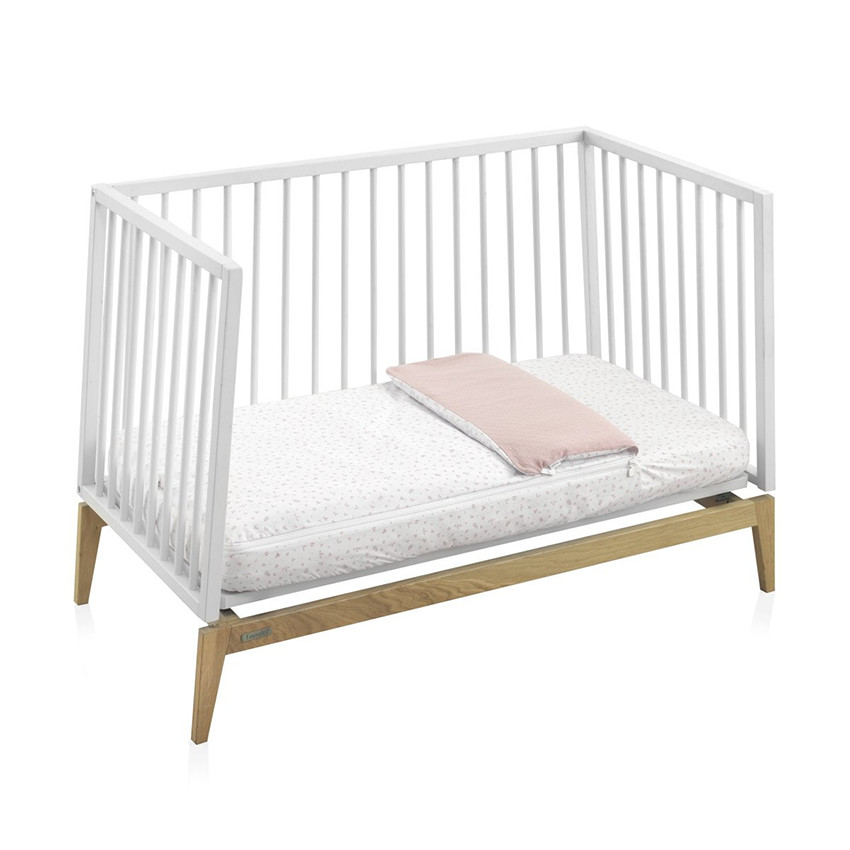 Saco para cuna Plumeti rosa 