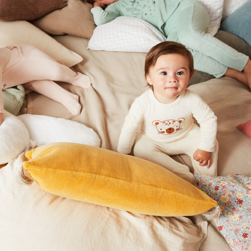 Pelele de terciopelo estampado para bebé niño 