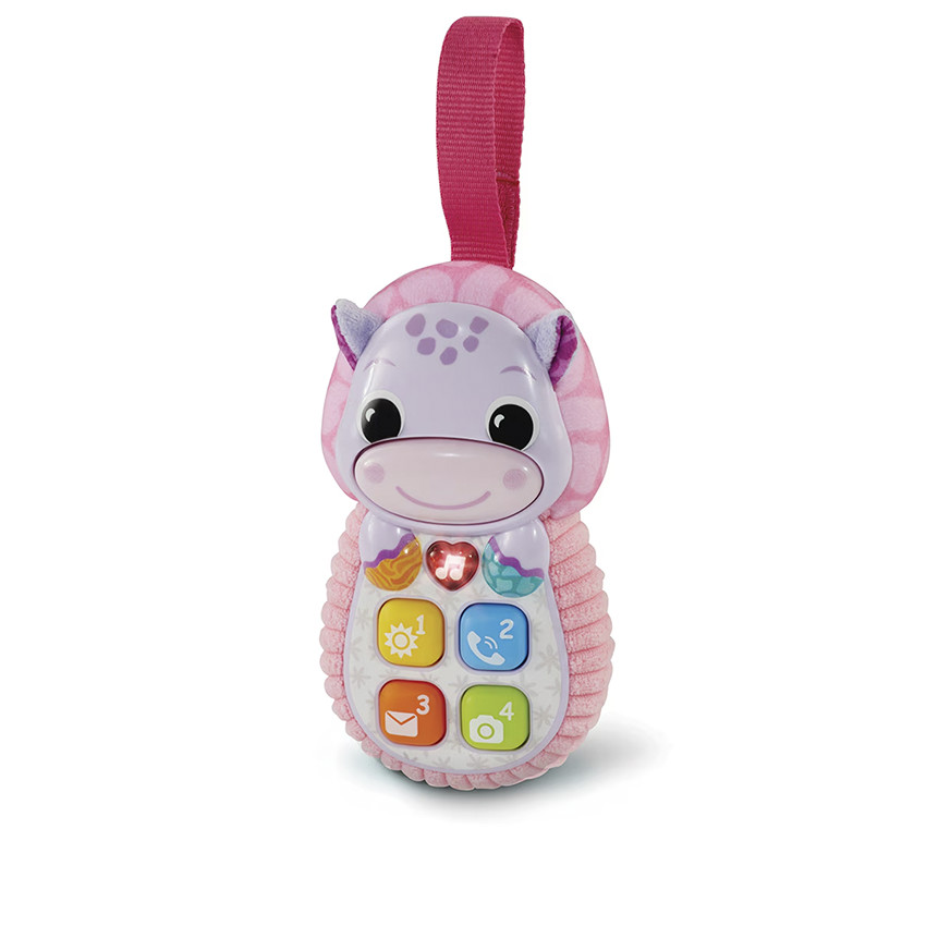 Teléfono de juguete para bebés Hipo Pop it rosa 