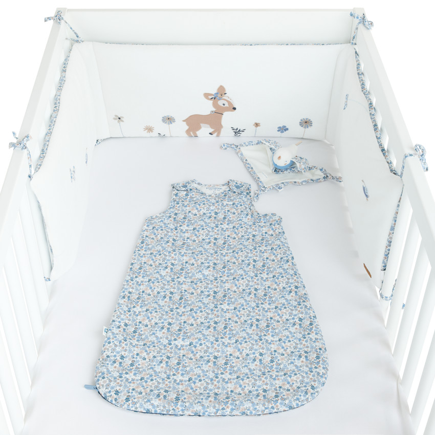 Protector de cuna Tiny Flowers 