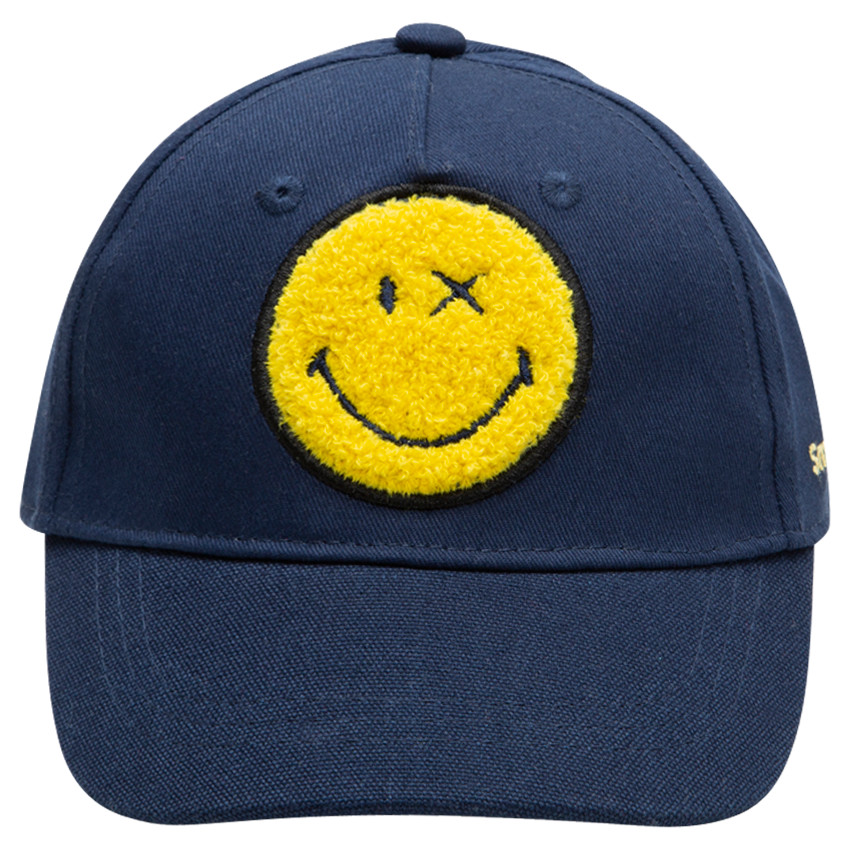 Gorra de sarga con Smiley de rizo 