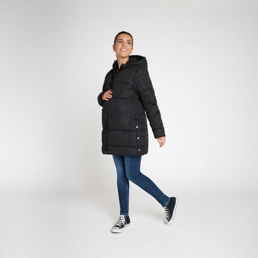 Anorak largo evolutivo acolchado para mujer 