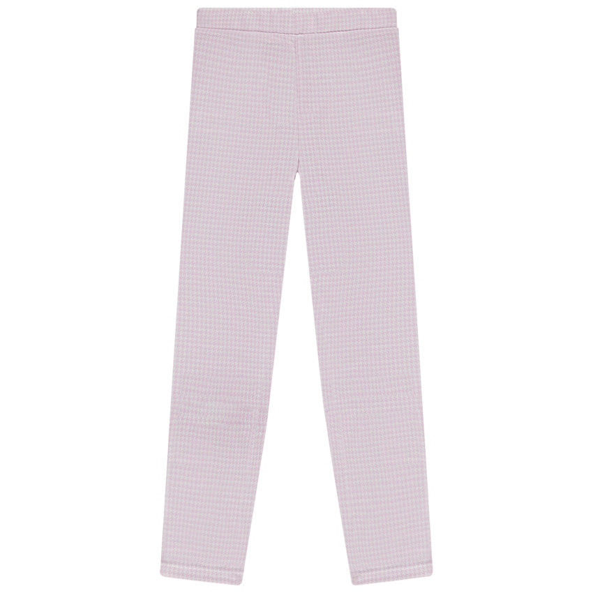 Jegging en milano motif pied-de-poule fille 