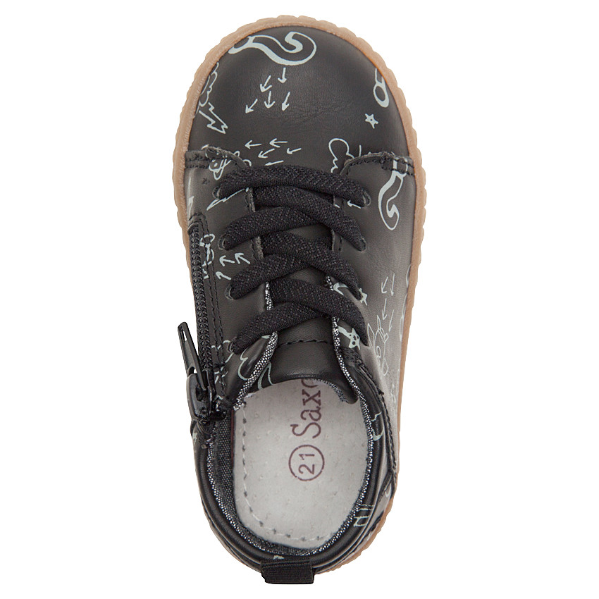 Deportivas bajas imitación piel con estampado all over 