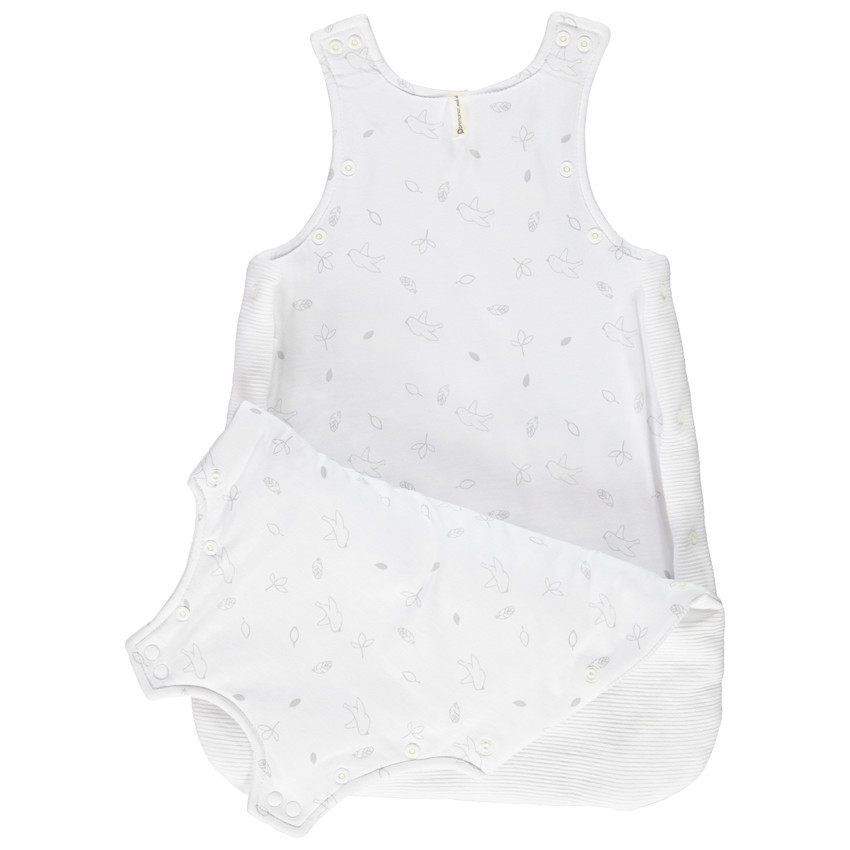 Pelele especial para prematuros con mangas largas desmontables en poliéster forrado de algodón TOG 2 