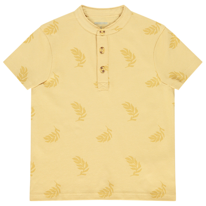 Polo de manga corta con cuello mao para niño  Additional Polo de manga corta con cuello mao para niño