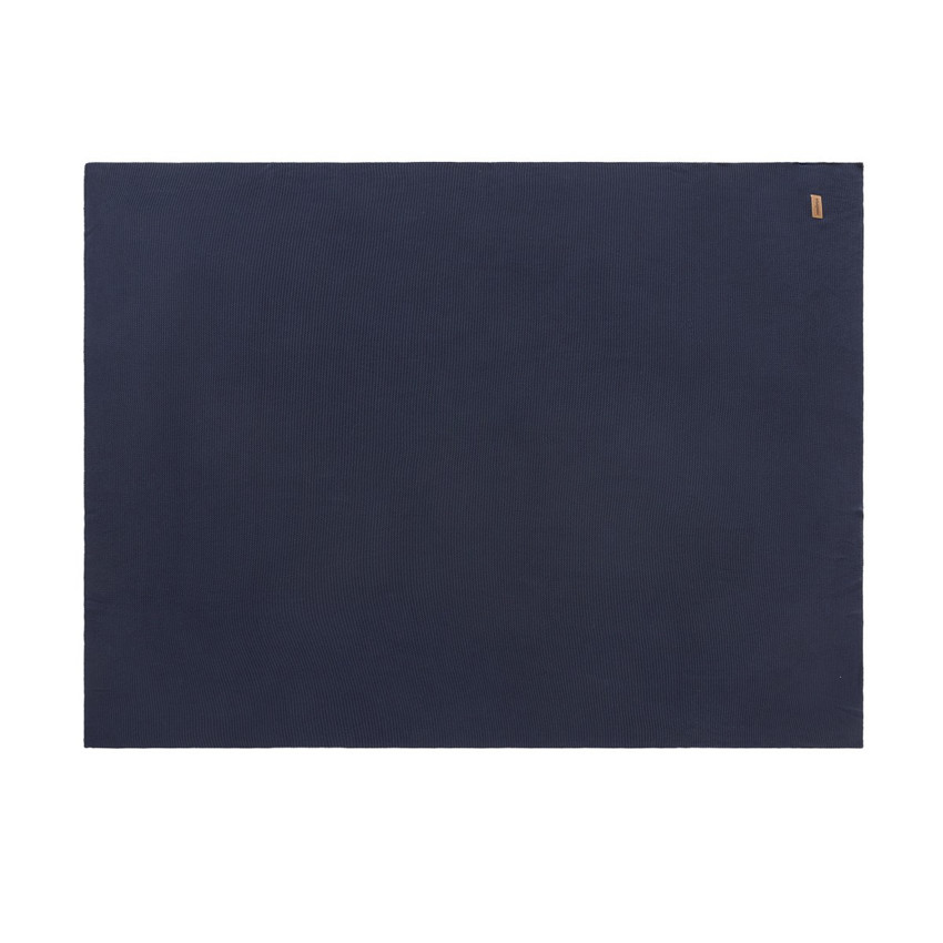 MANTA PUNTO BAMBOO 80x100x1 CM PLAIN GG5 AZUL MARINO 