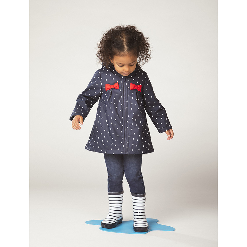 Parka goma motivo gotas 