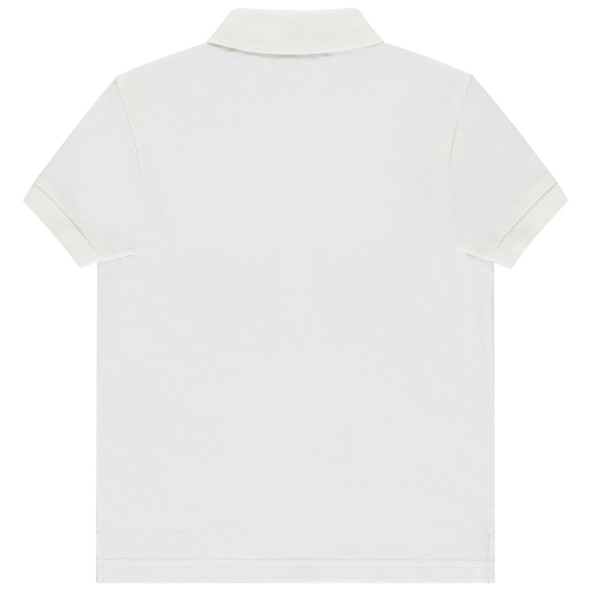 Polo de manga corta liso para niño 