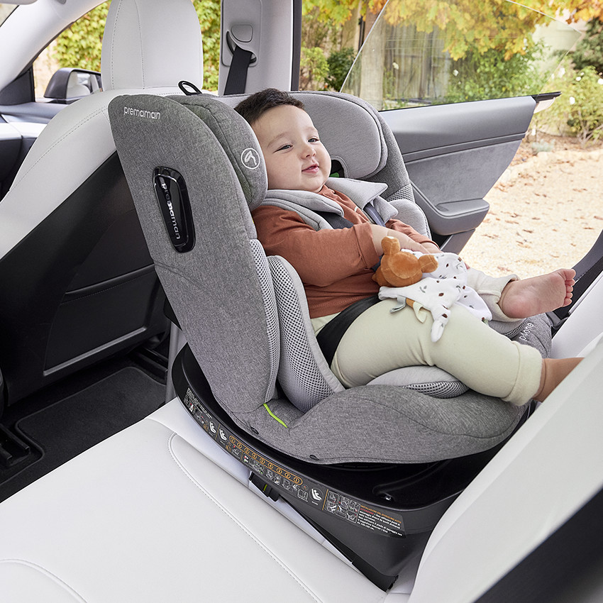 Silla de coche giratoria i-Size 40-150 cm P4One Xelium gris  Additional Silla de coche giratoria i-Size 40-150 cm P4One Xelium gris