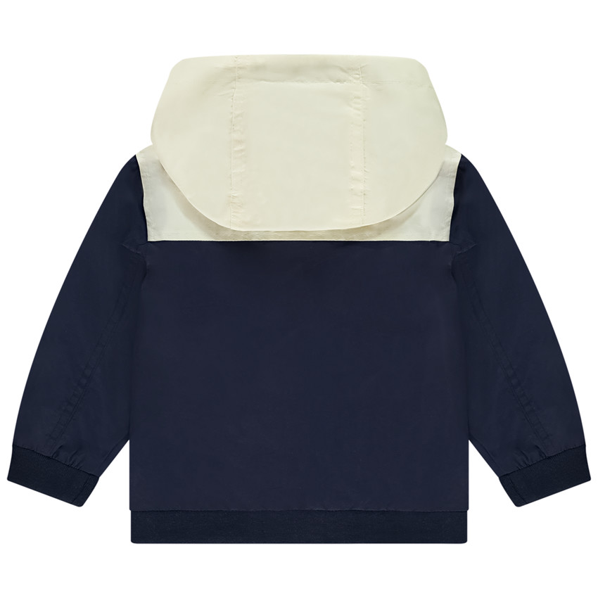 Cortavientos retro efecto color block para bebé niño 