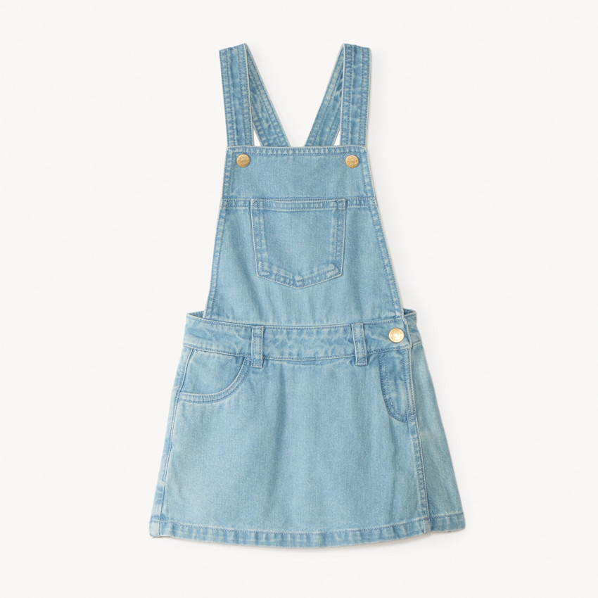 Peto de mezclilla para niña 