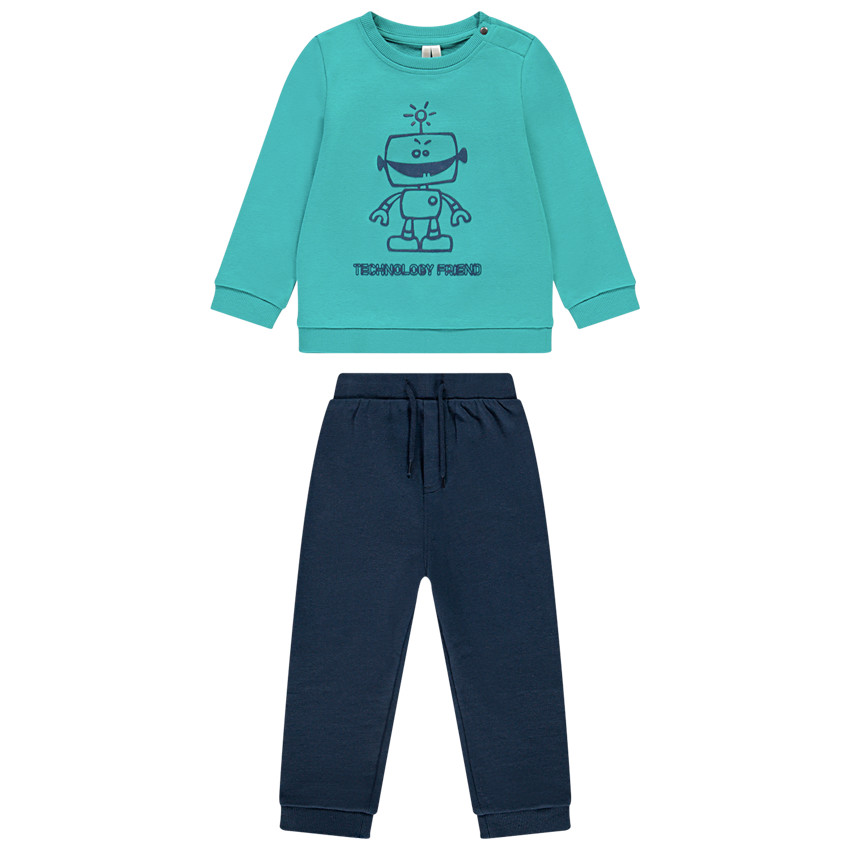 Conjunto jogging print robot 