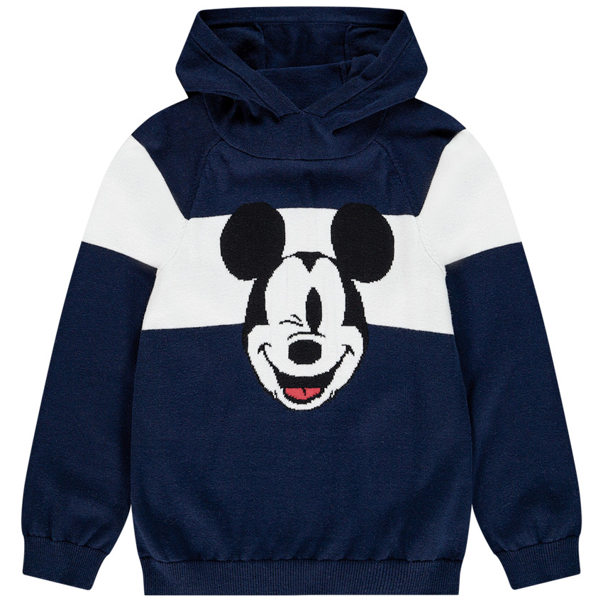 Jersey de punto con capucha Mickey Disney 