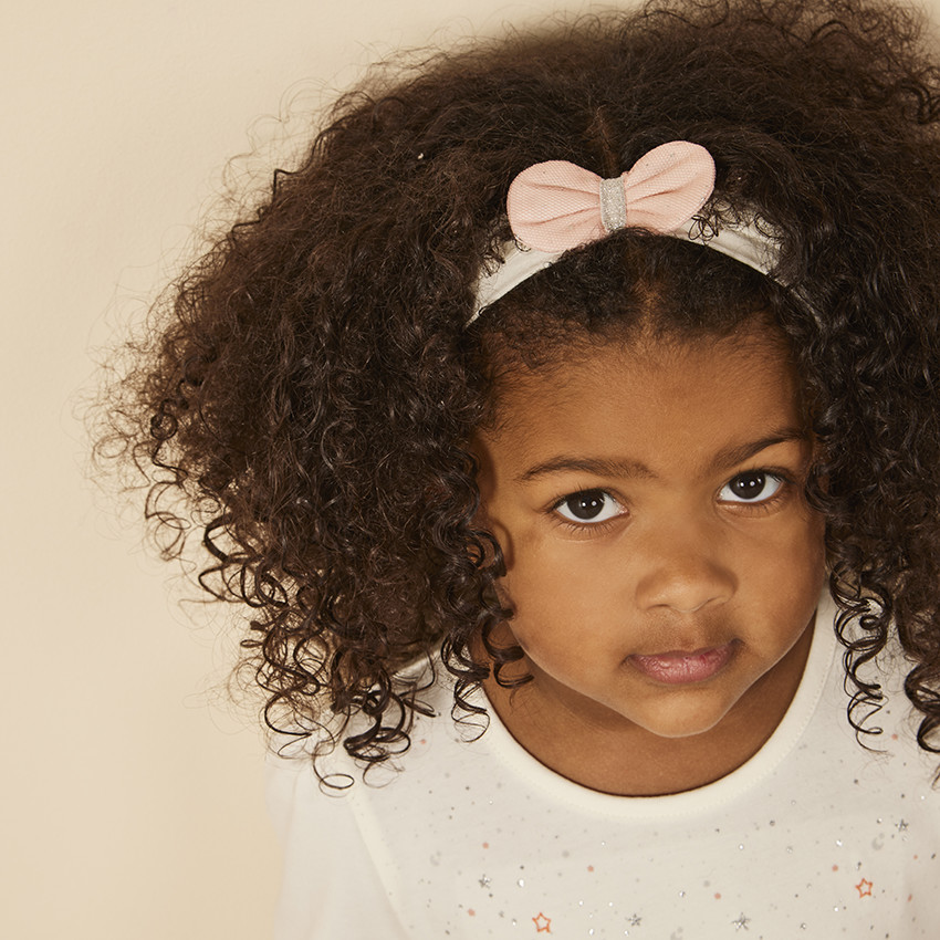Conjunto 2 piezas vestido con tul bicolor + diadema para bebé niña 