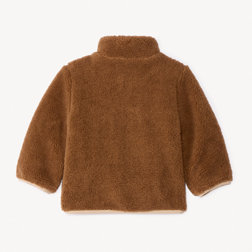 Veste en sherpa doublée micropolaire pour bébé garçon 