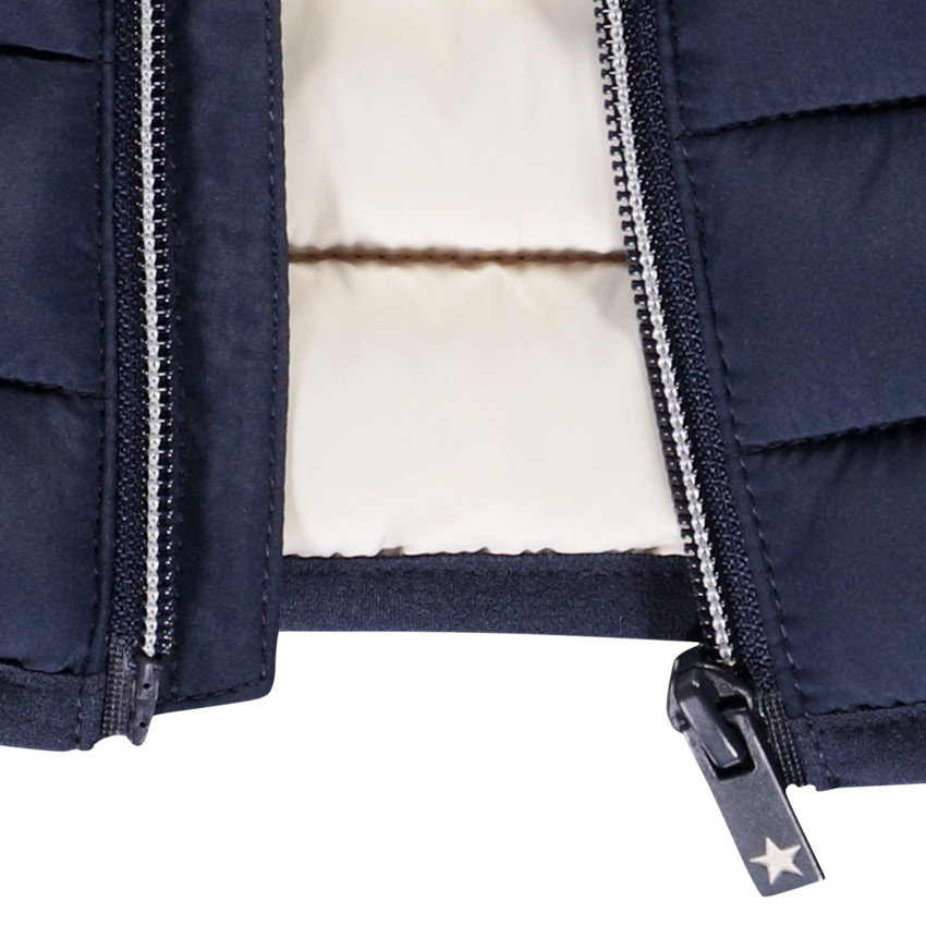 Doudoune sin mangas acolchada unicolor para bebé niño 