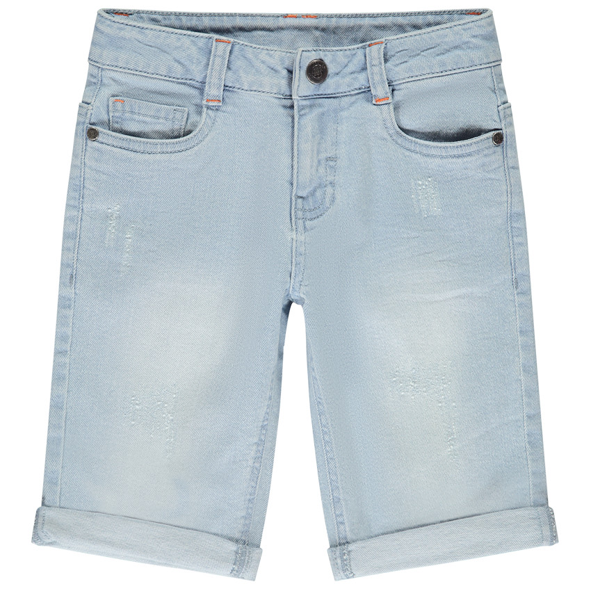 Bermuda vaquero efecto used y lavado para niño  Additional Bermuda vaquero efecto used y lavado para niño