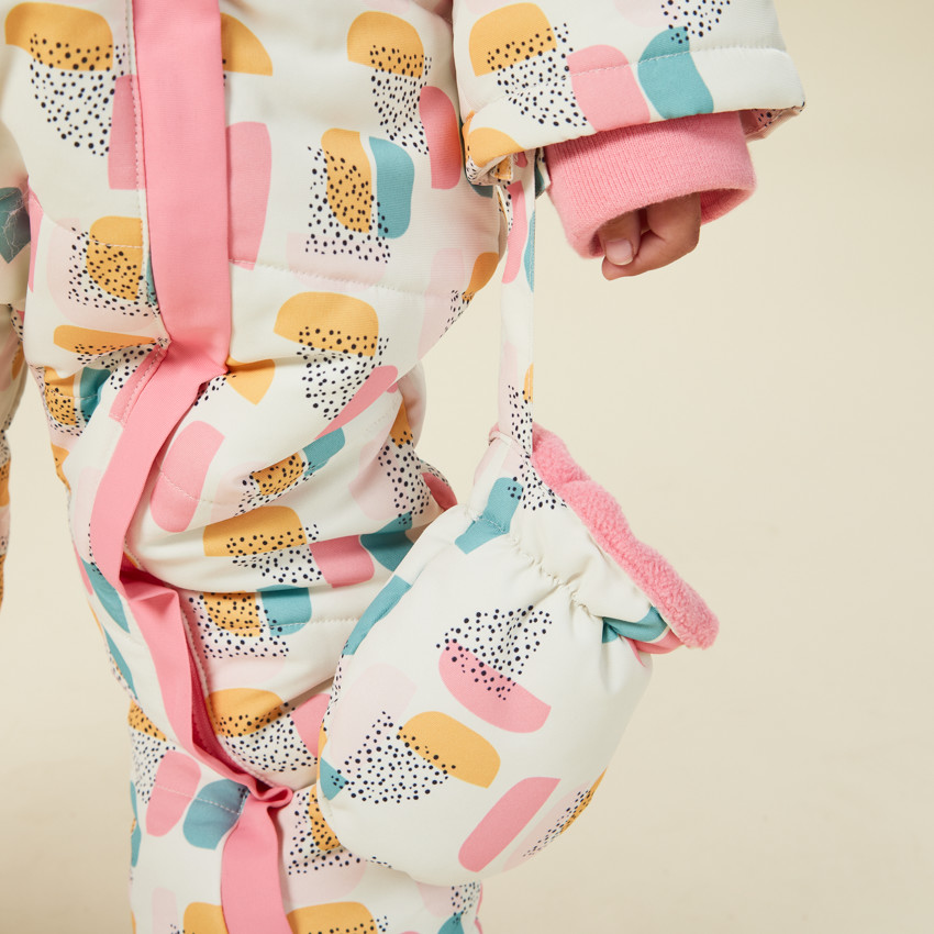 Buzo de esquí estampado arty y forrado para niña bebé  Additional Buzo de esquí estampado arty y forrado para niña bebé