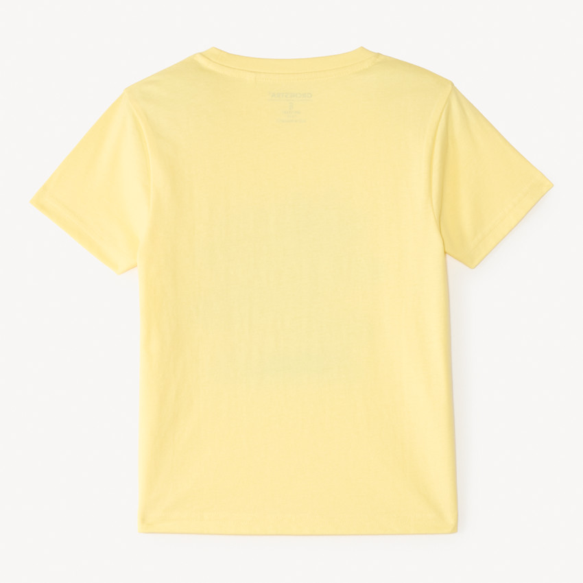 Camiseta de manga corta con estampado de palmera para niño. 